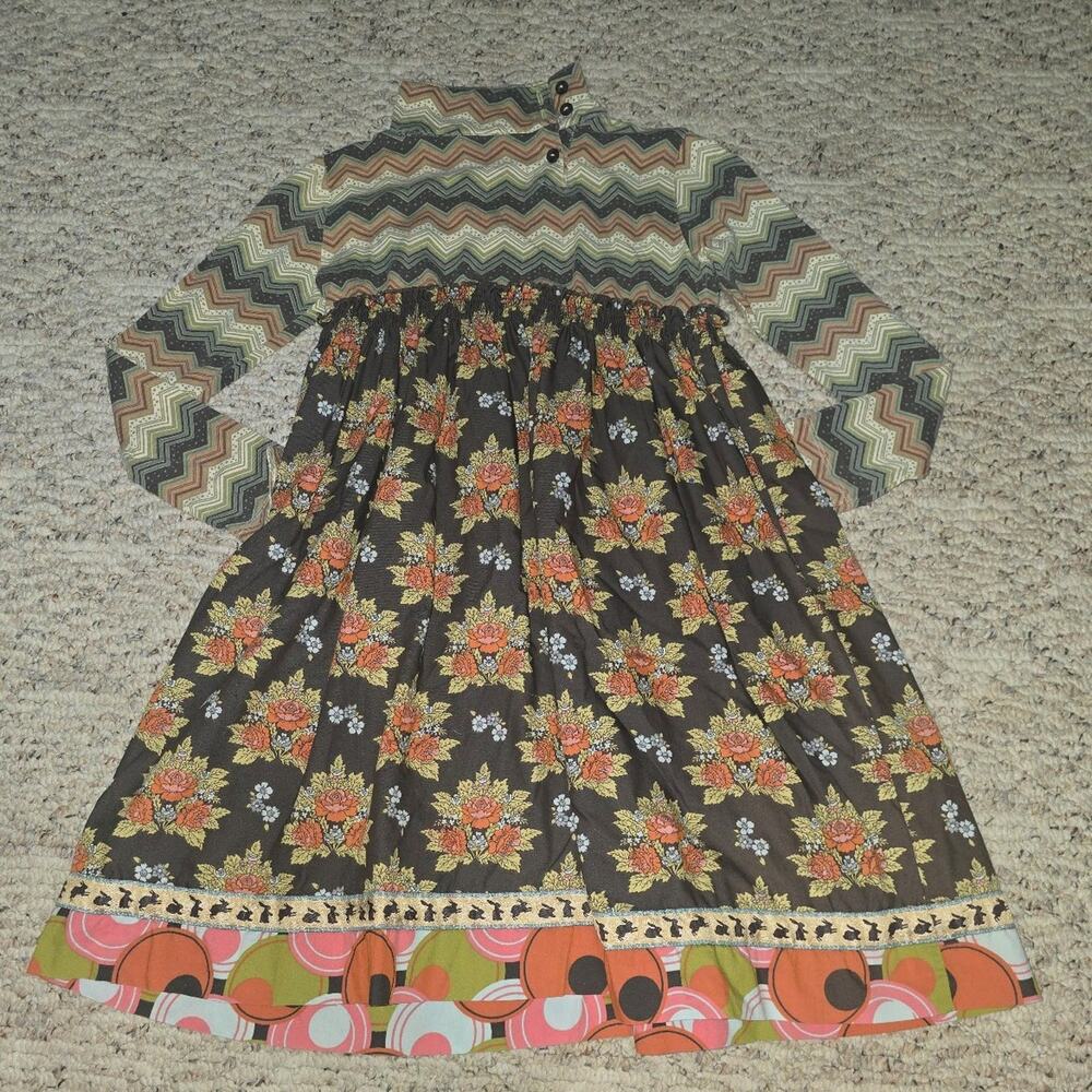 MATILDA JANE Size 10 Bunny Rabbit Trim Floral Dress Girls Spring Dress Outfit